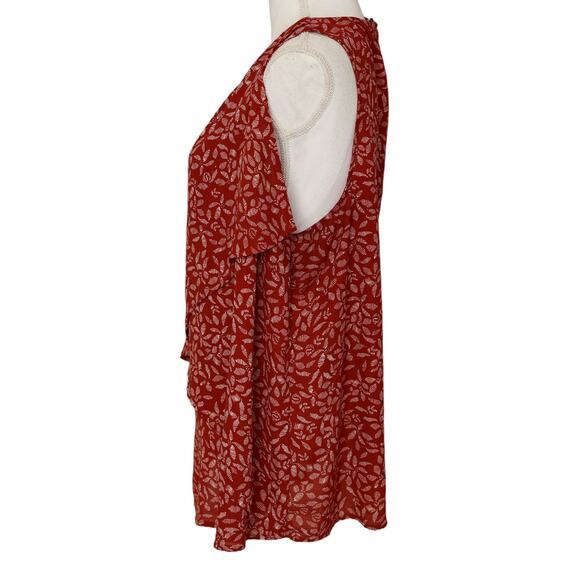 Ava & Viv Sleeveless  Multi Layered‎  Polyester Top Womens Size 1XL - Picture 4 of 6